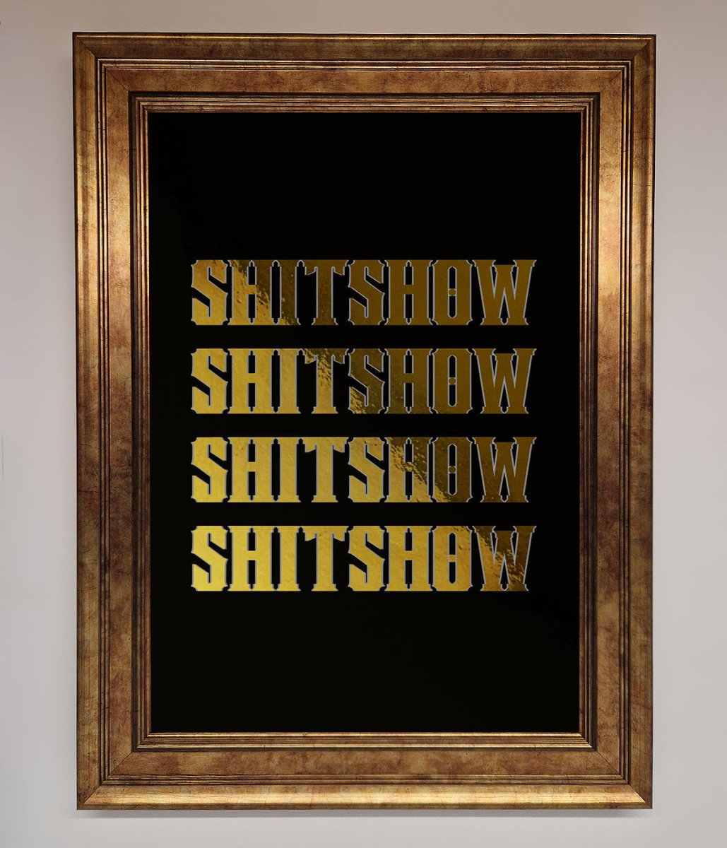 Rude Quote Foil Print