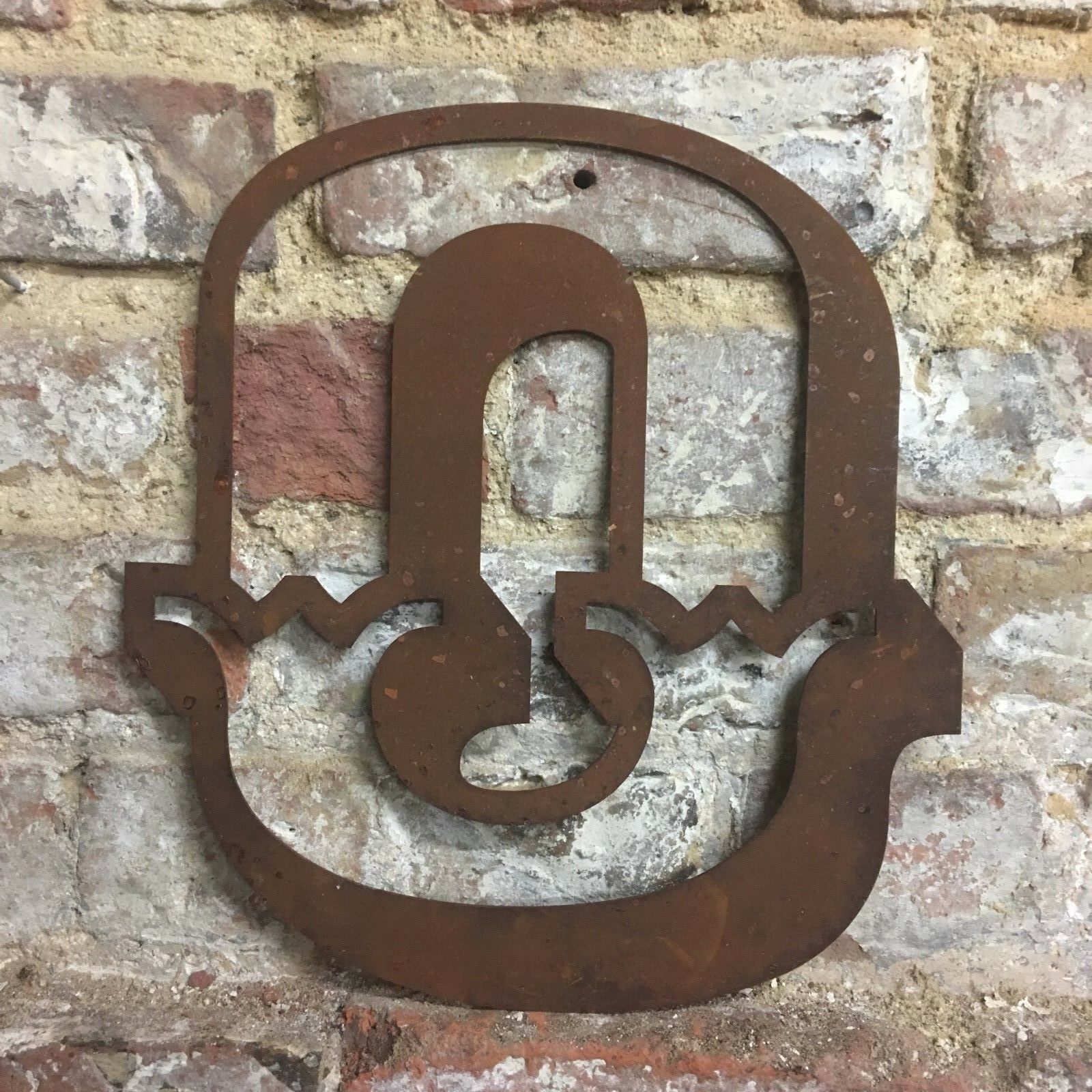 Rusty 12 Inch Carnival Metal Letters A to Z