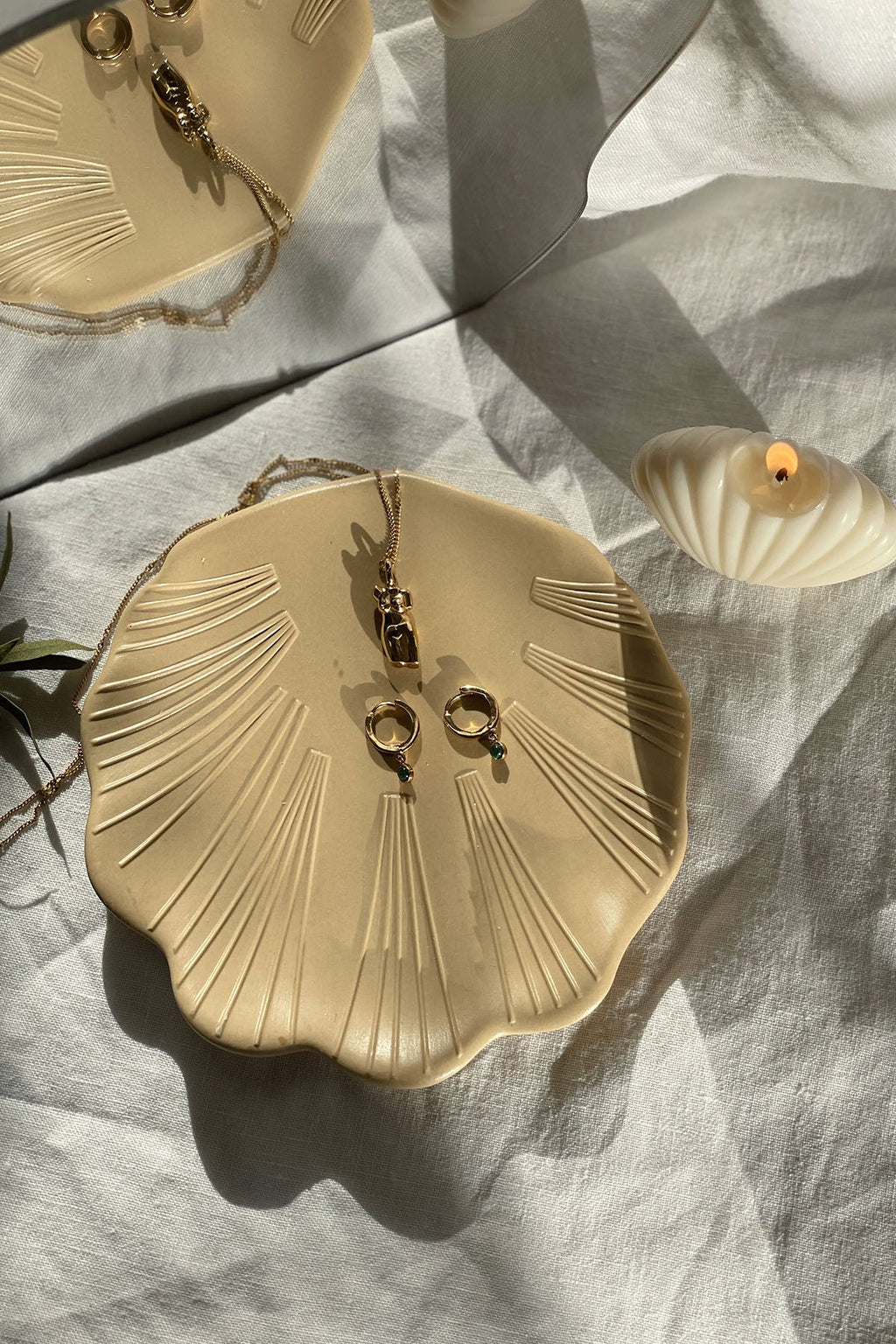 Large Scallop Shell Trinket Dish