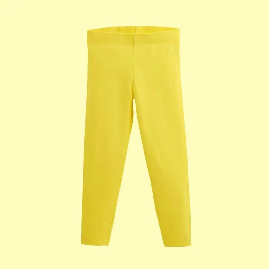 Organic Leggings in Sunshine Yellow