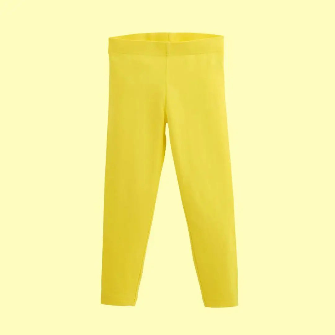 Organic Leggings in Sunshine Yellow