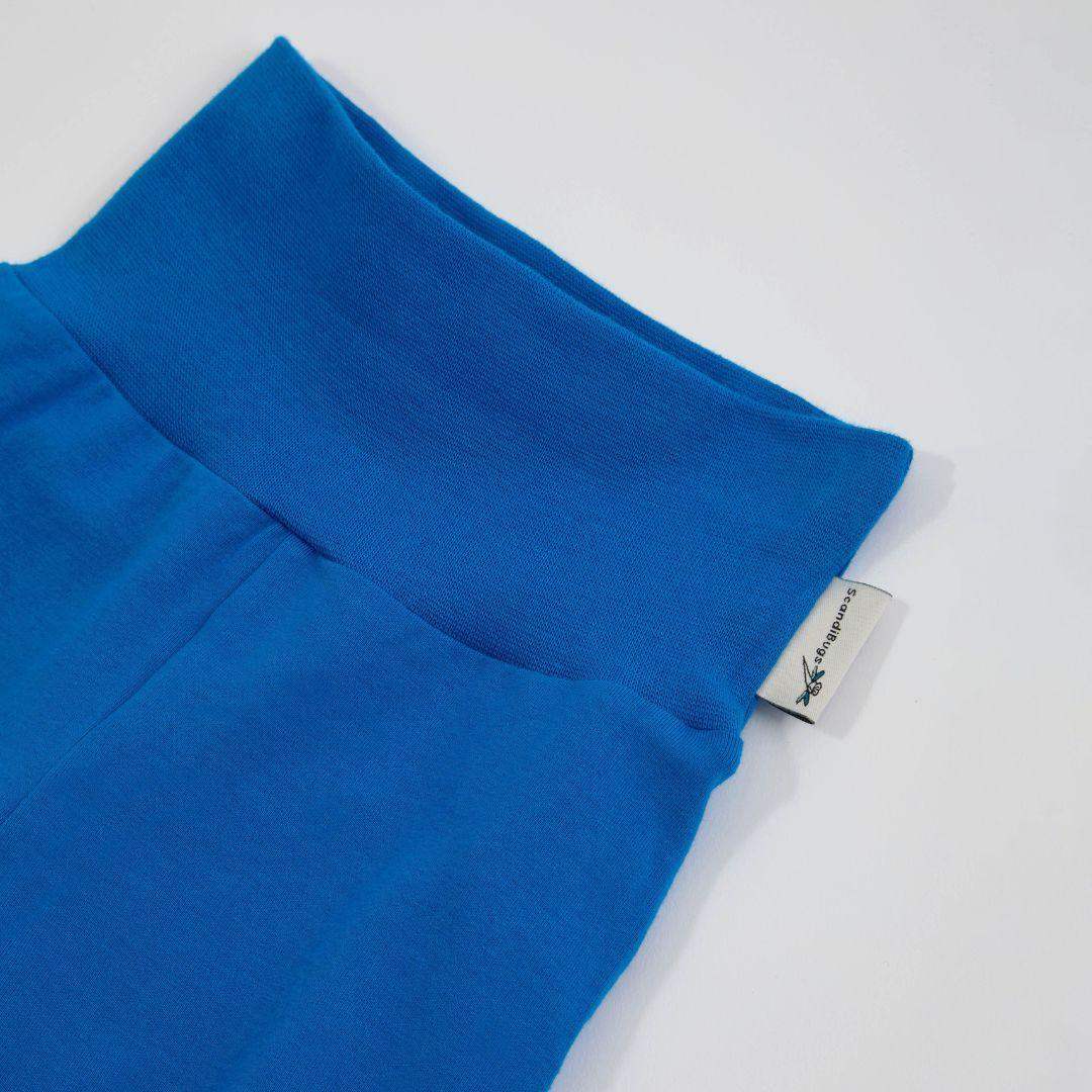 Organic Yoga Pants in Peacock Blue