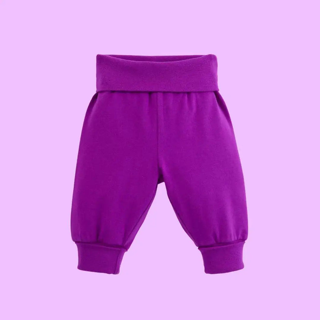 Organic Yoga Pants in Perfectly Purple