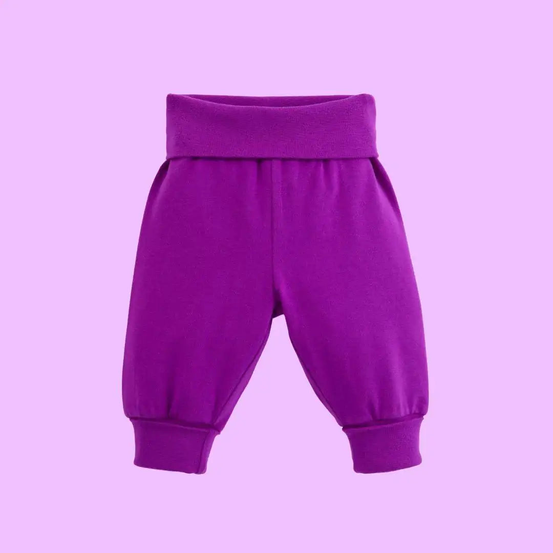 Organic Yoga Pants in Perfectly Purple