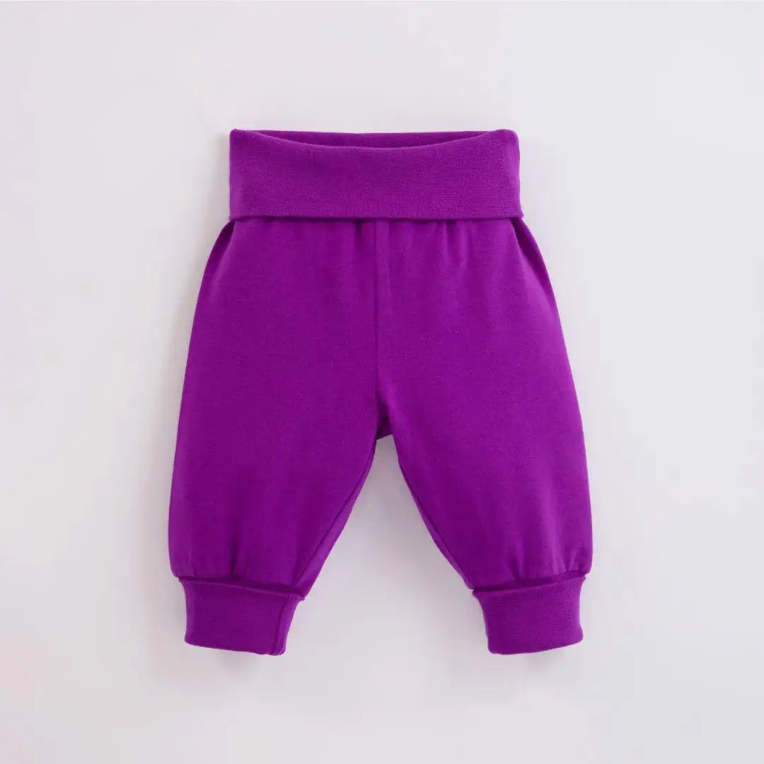 Organic Yoga Pants in Perfectly Purple
