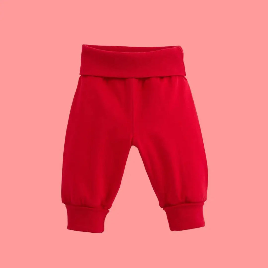 Organic Yoga Pants in Roaring Red
