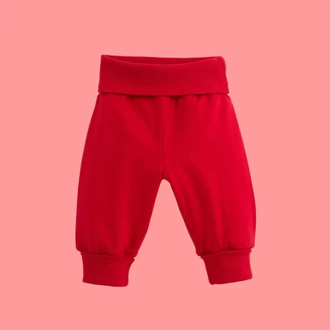 Organic Yoga Pants in Roaring Red