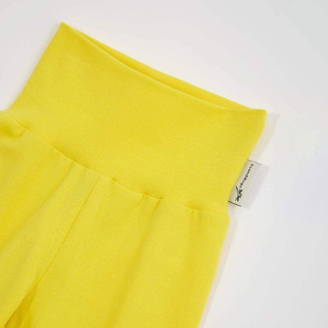 Organic Yoga Pants in Sunshine Yellow