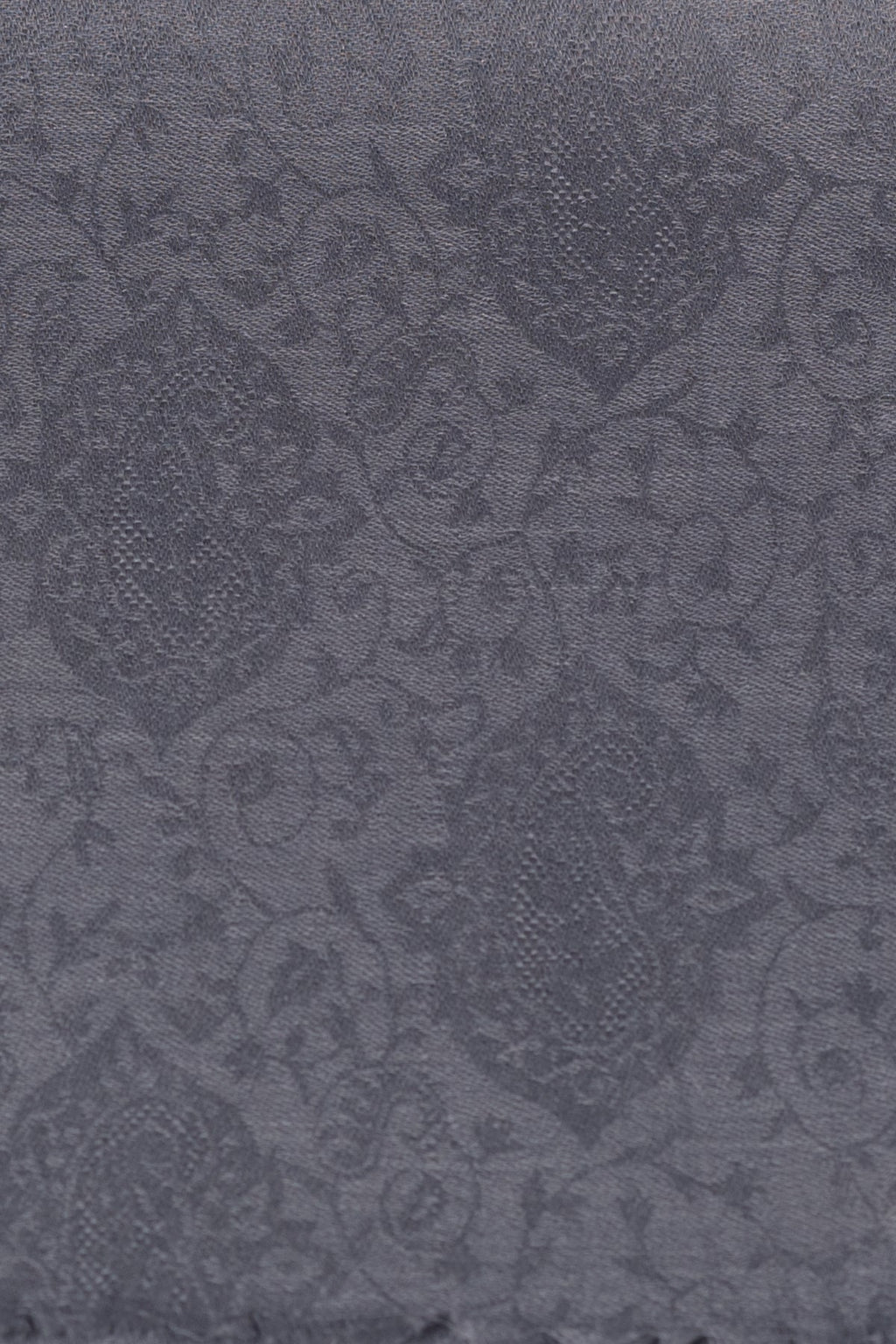 Paisley Jacquard Weave Cashmere Wool Scarf in Duck Egg
