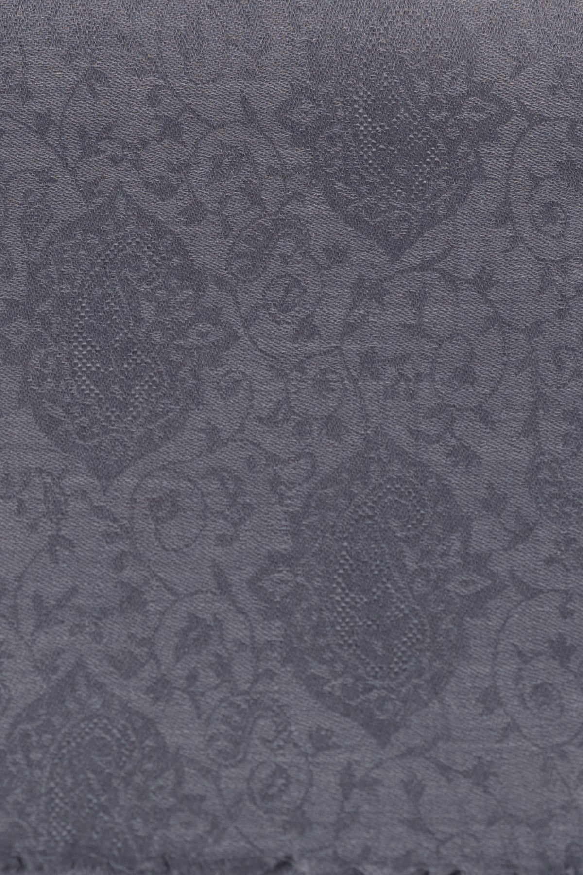 Paisley Jacquard Weave Cashmere Wool Scarf in Duck Egg