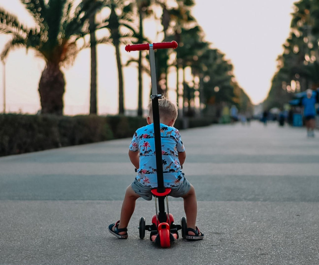 Discover Fun and Adventure with the 3-in-1 Kids' Scooter by Milly Mally at www.brixbailey.com
