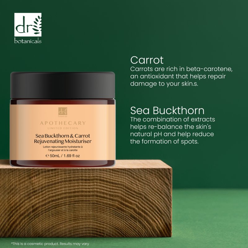 Sea Buckthorn and Carrot Rejuvenating Moisturiser 50ml