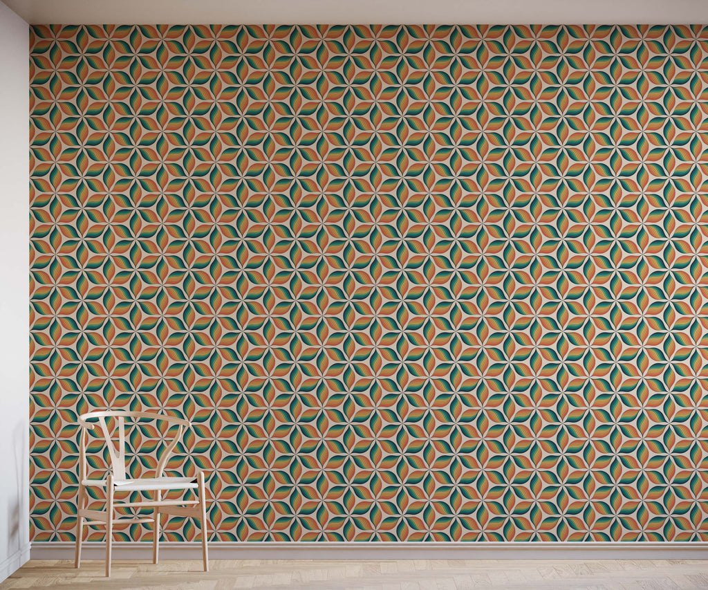 Selma Retro Geometric Pattern Cushion Cover