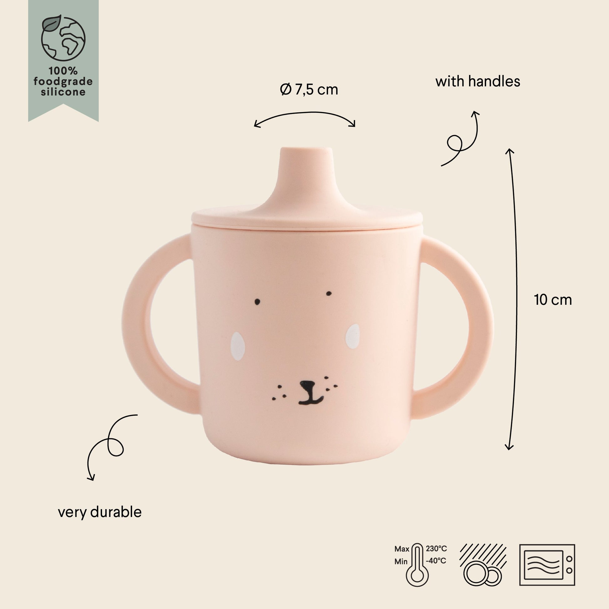 Silicone Sippy Cup - Mrs. Rabbit