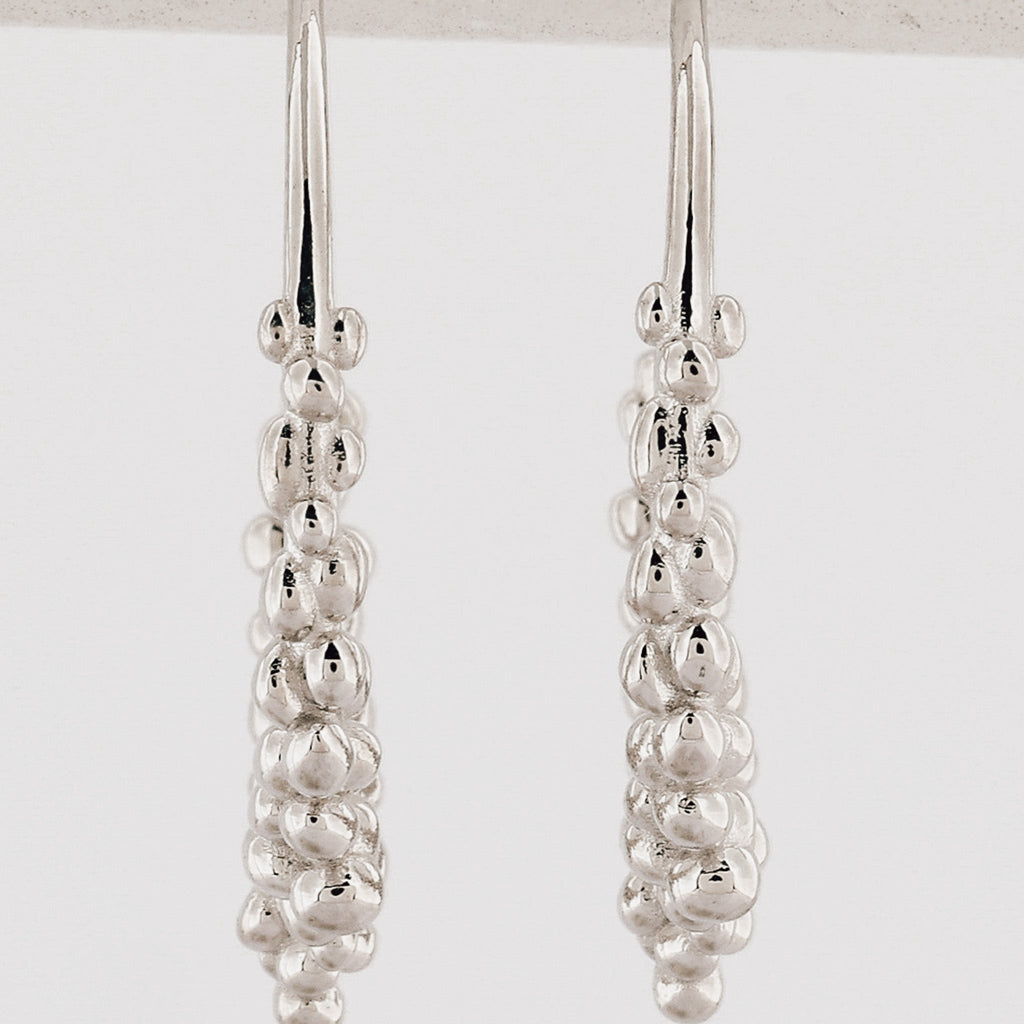 Silver Nyx Hoops