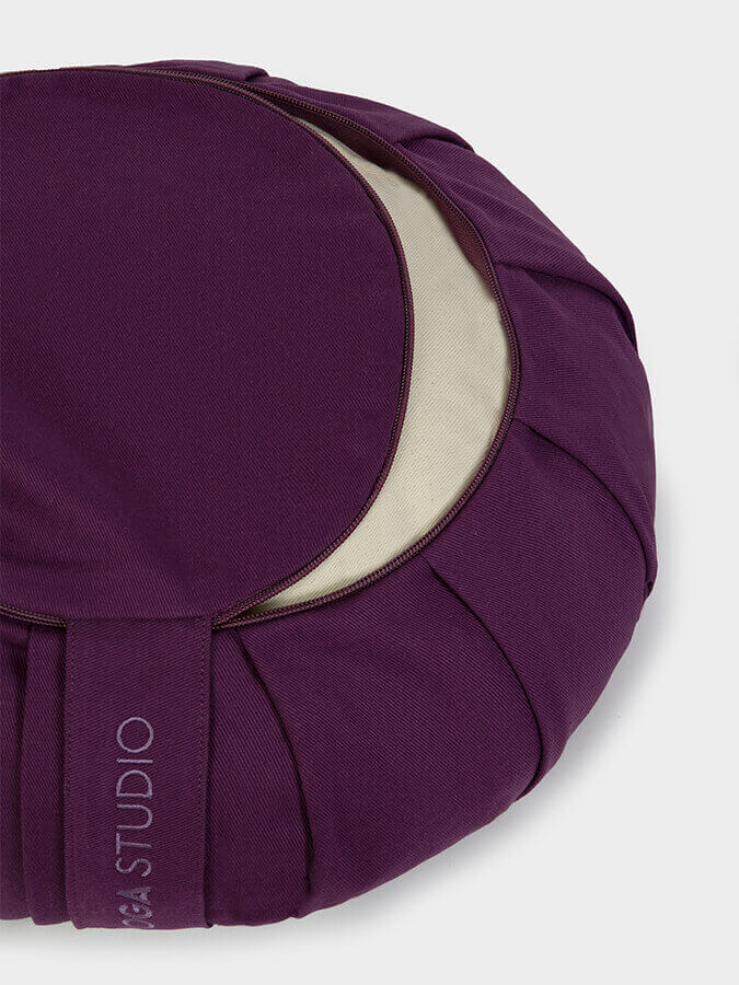 Organic Buckwheat Zafu Round Meditation Cushion