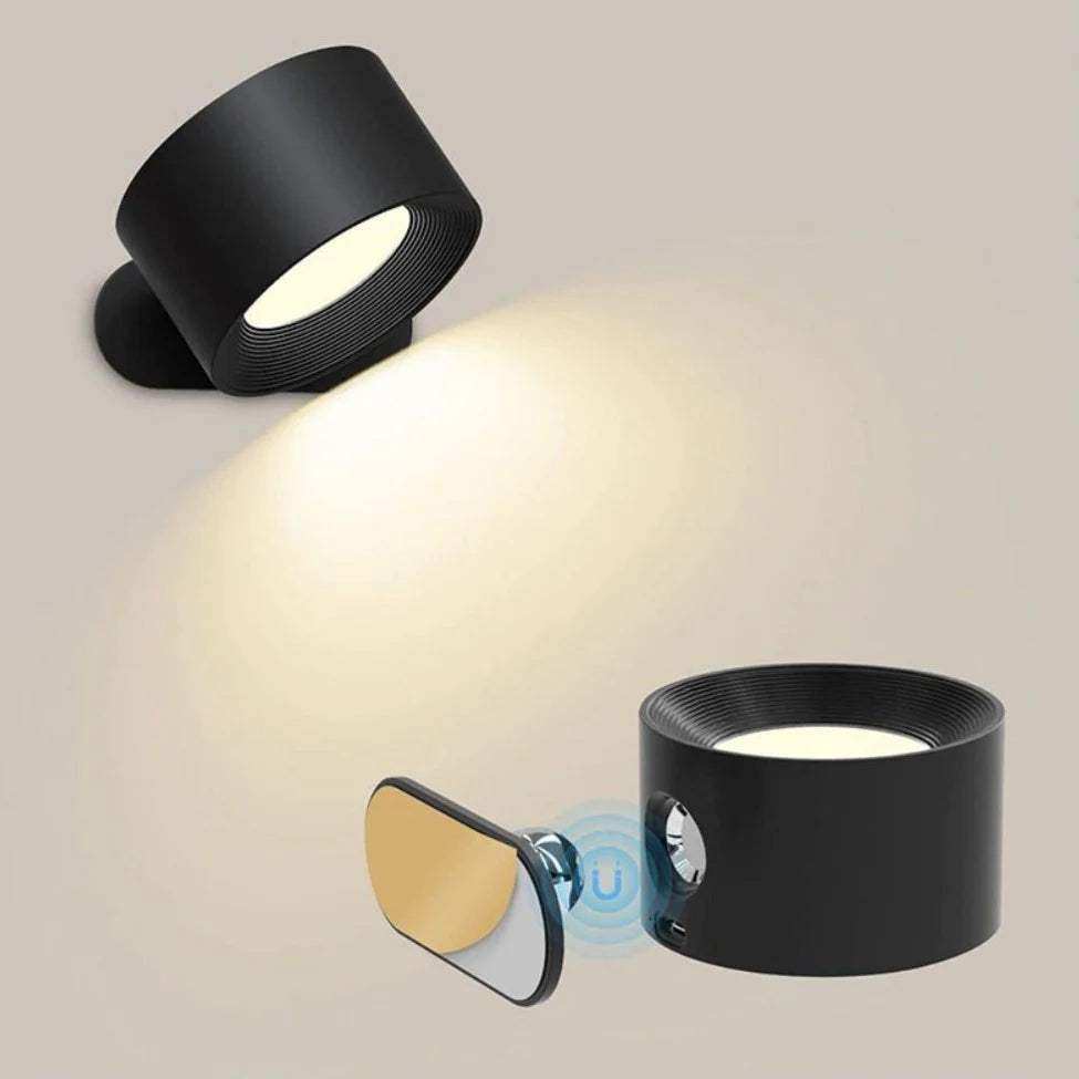 Wall Lamp Cordless Rechargeable Rotating Light