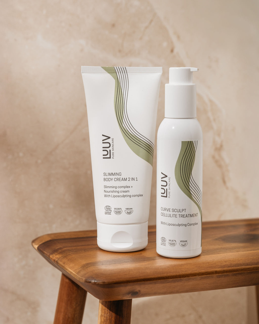 elegant close-up of nourishing slimming cream with shea butter and aloe for a refined silhouette