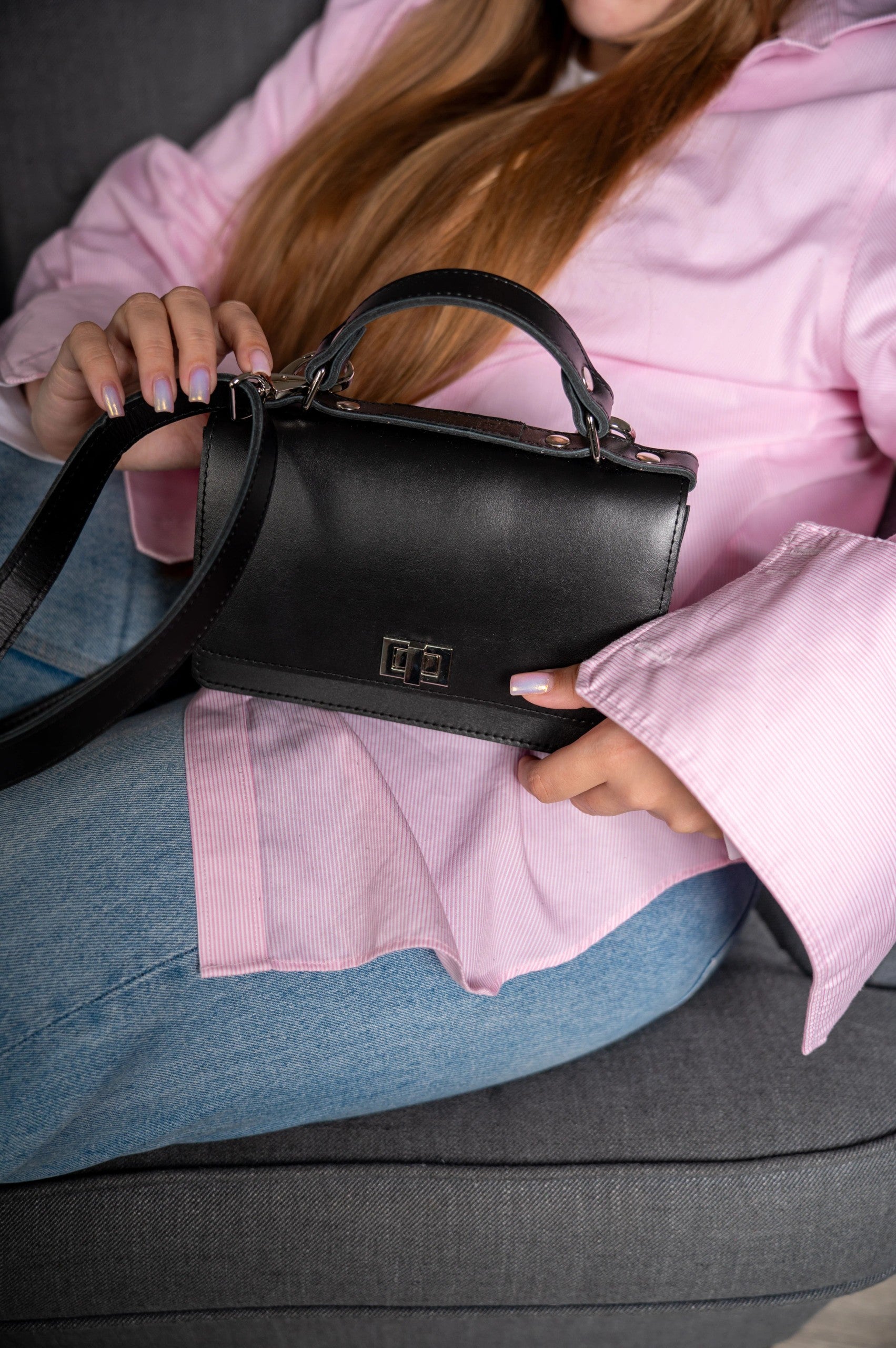 Compact and Elegant Briefcase - Premium Leather, Multiple Colors, and Sizes Available by Zelma Kraft at www.brixbailey.com