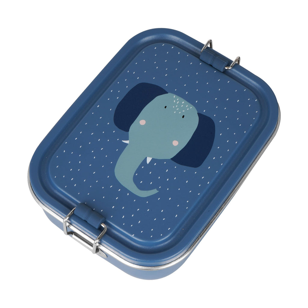 Animal Friends Themed Durable Stainless Steel Lunch Box - Colorful & Safe for Kids by Trixie Baby at www.brixbailey.com