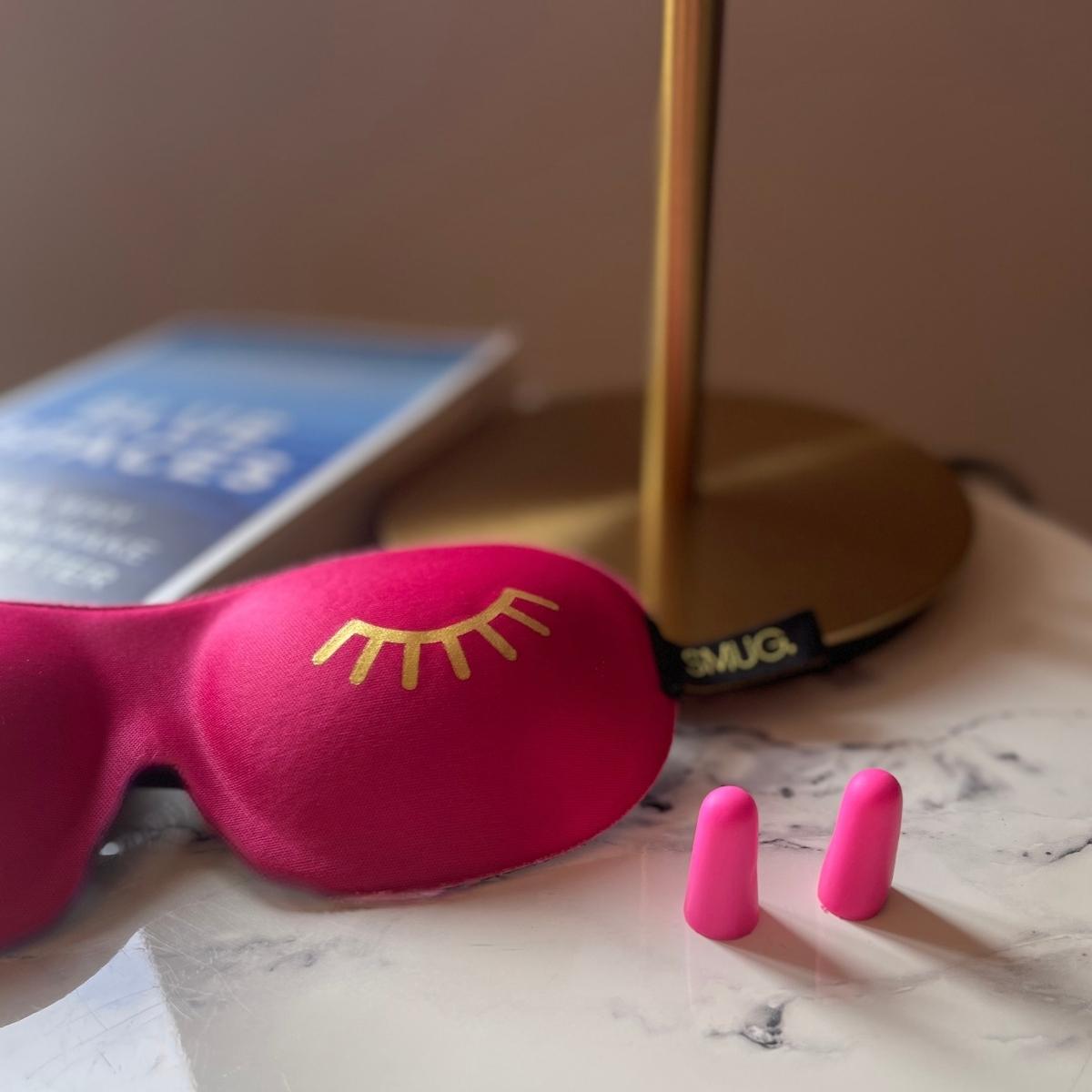 Memory Foam Earplugs in Bright Pink