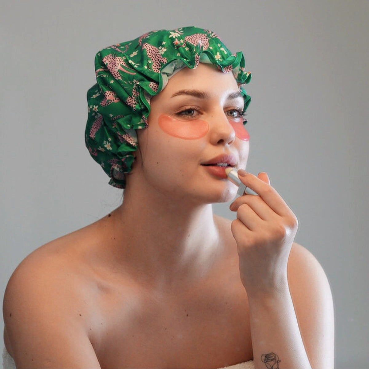Cheetah Print Shower Cap