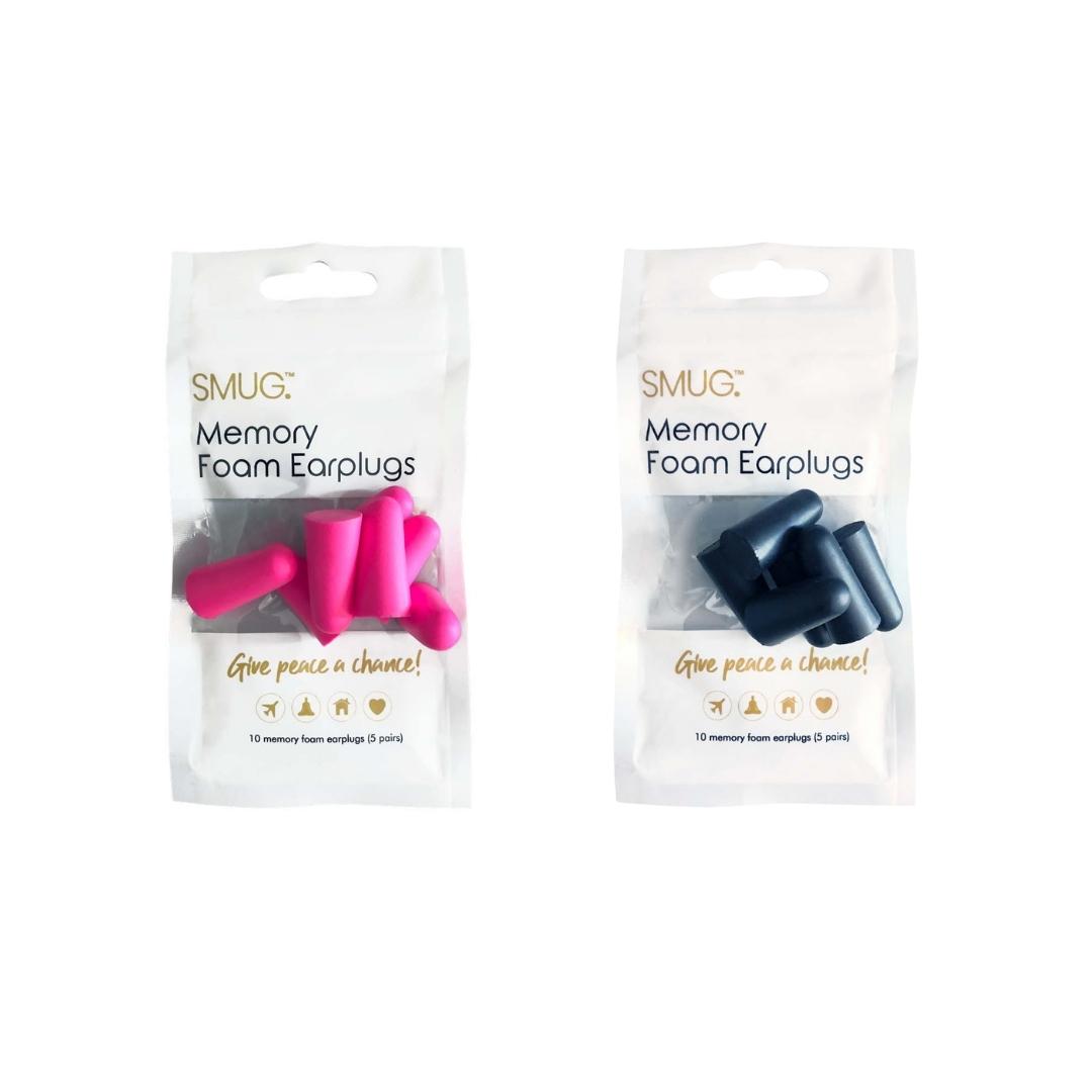 Memory Foam Earplugs Black 1 Pack