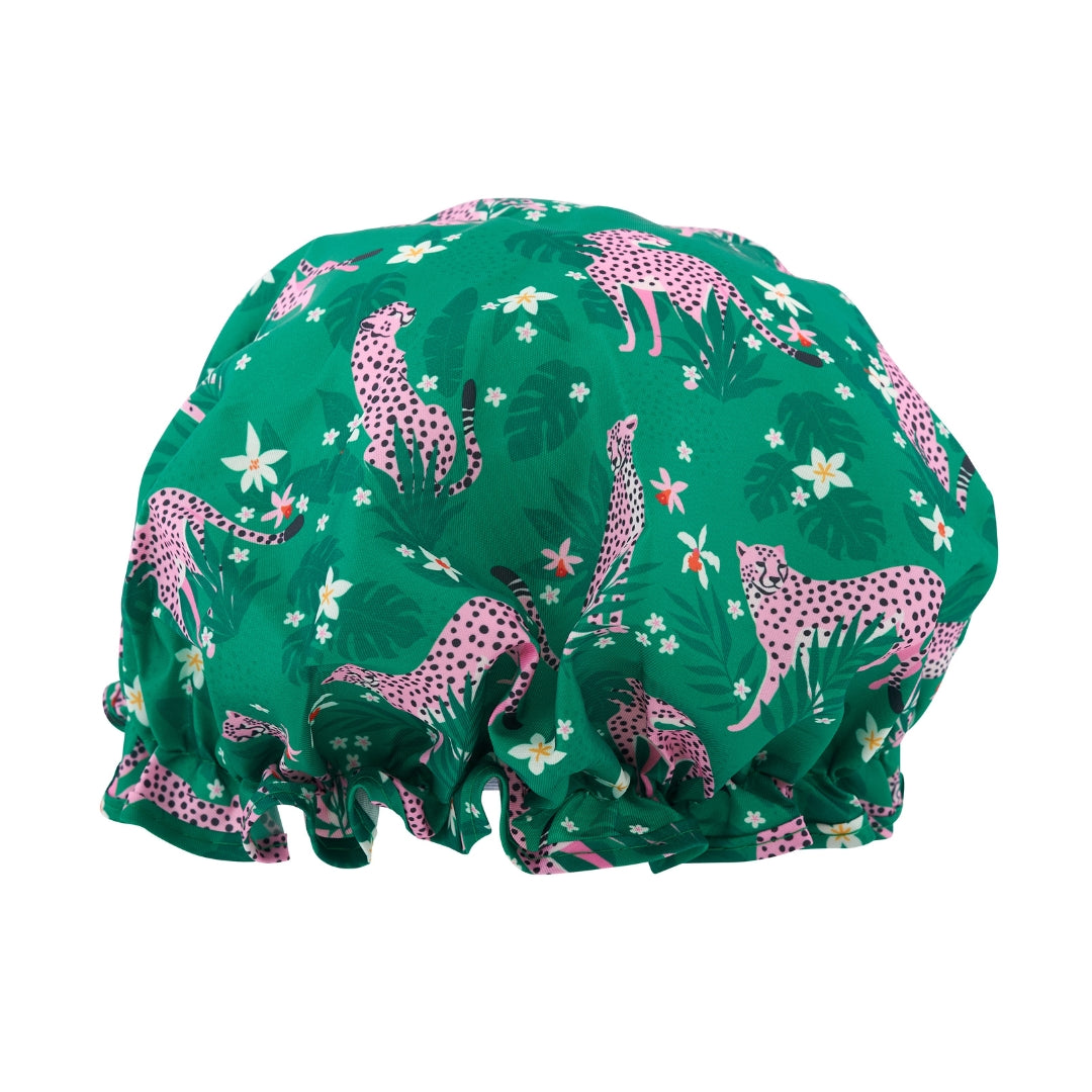 Cheetah Print Shower Cap
