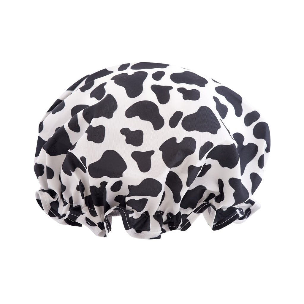 Cow Print Shower Cap