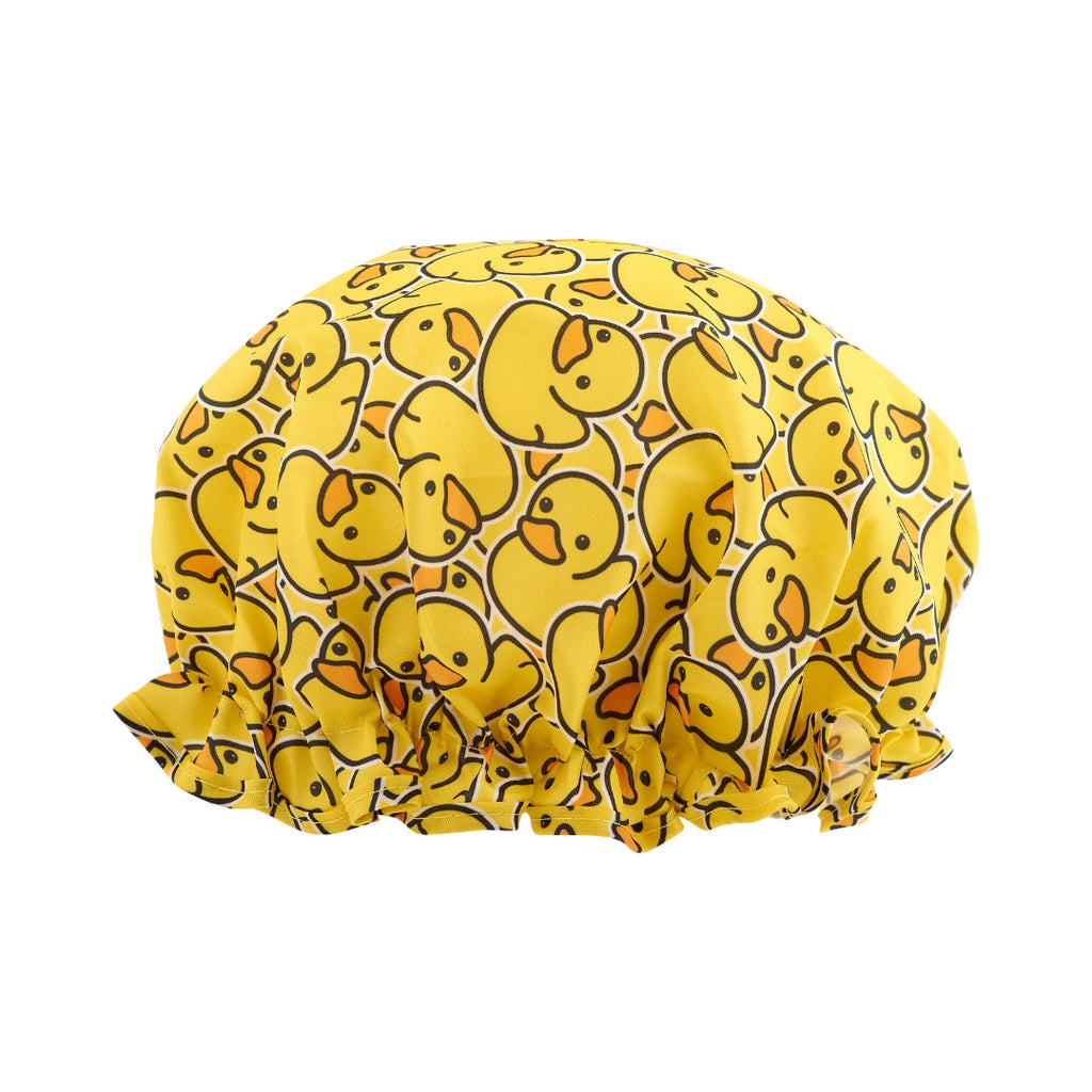 Duck Print Shower Cap