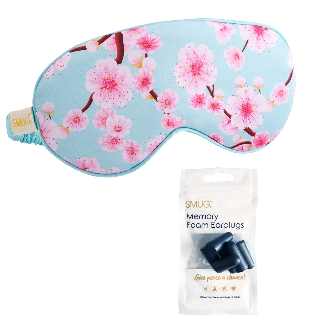 Cherry Blossom Satin Sleep Mask