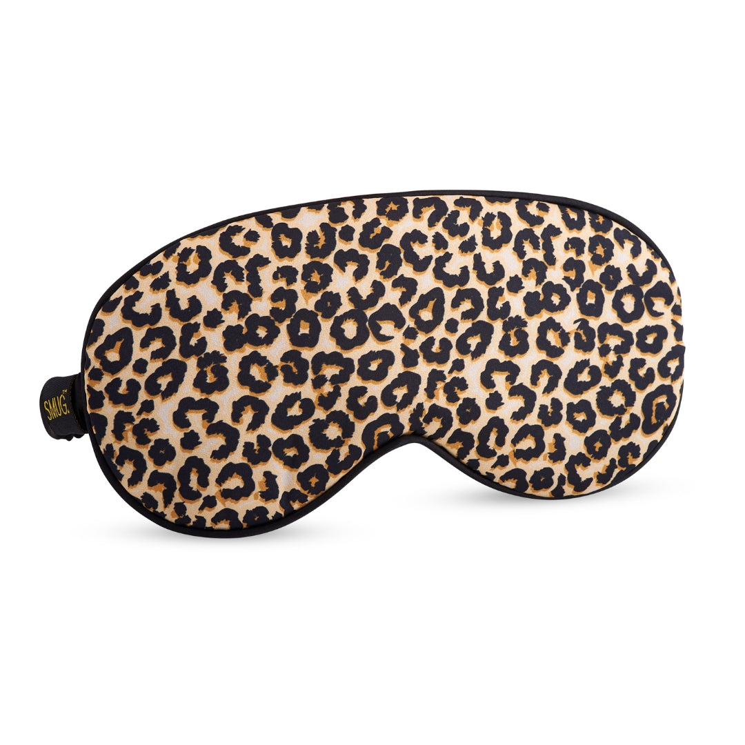 Leopard Print Satin Sleep Mask
