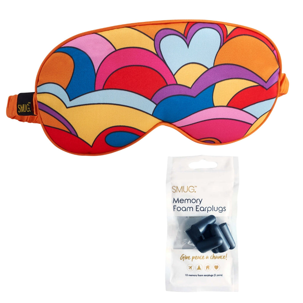 Satin Sleep Mask in Lucy in the Sky Print