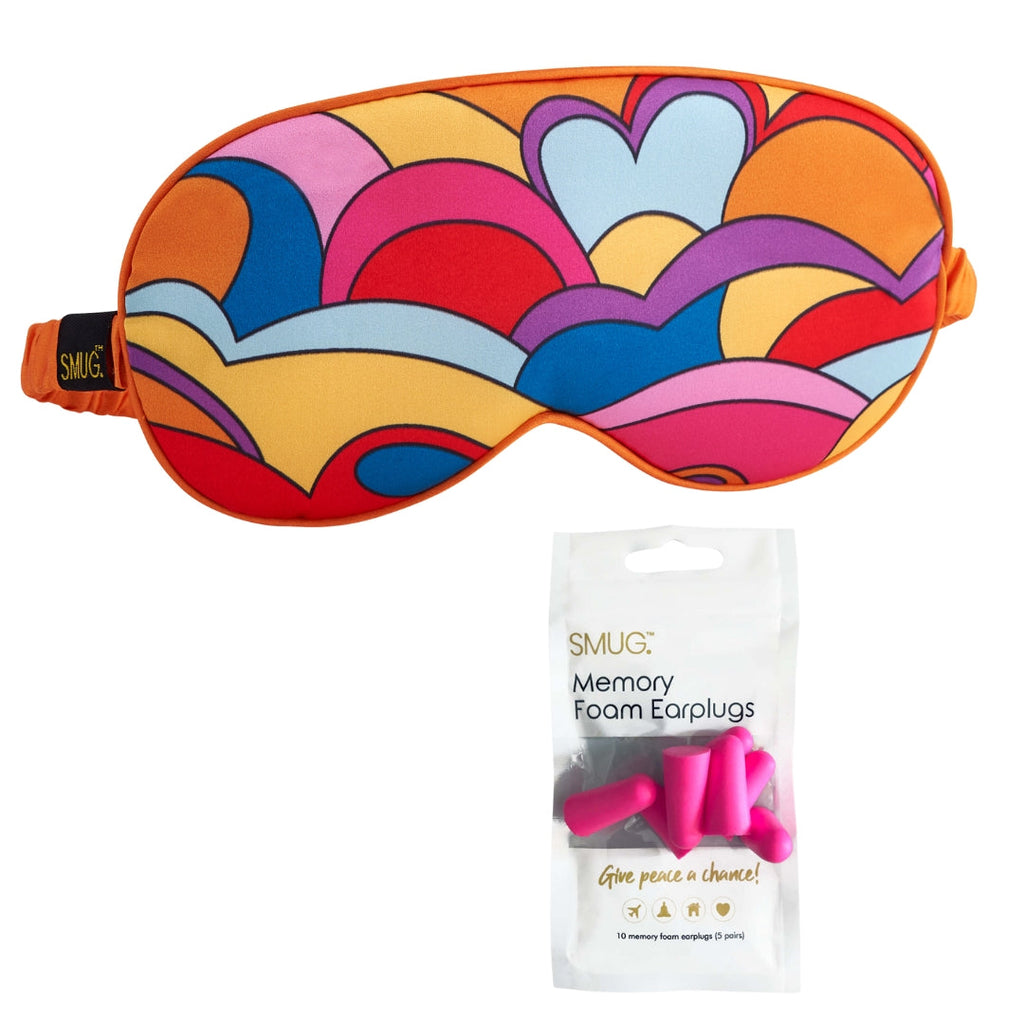 Satin Sleep Mask in Lucy in the Sky Print