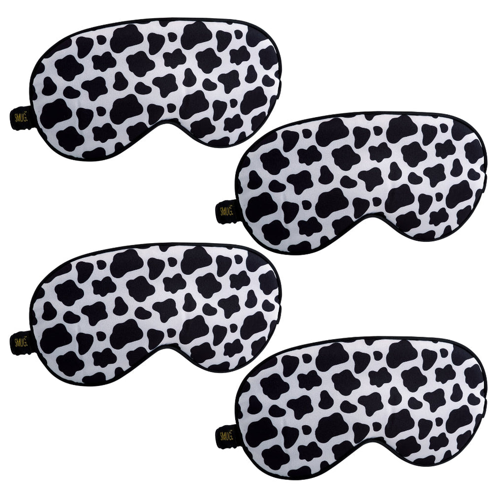 Satin Sleep Mask Multipack Set of 4 Assorted Designs