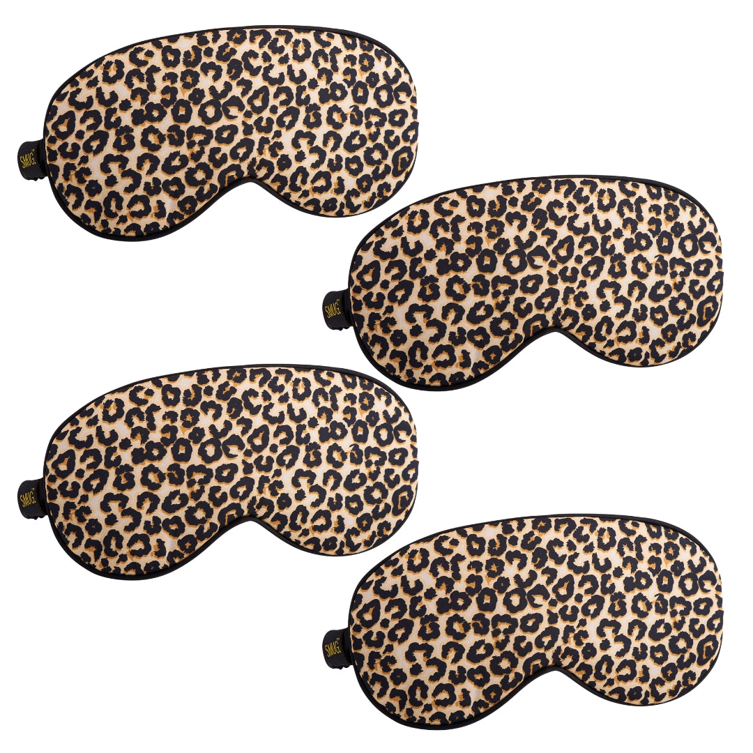 Satin Sleep Mask Multipack Set of 4 Assorted Designs