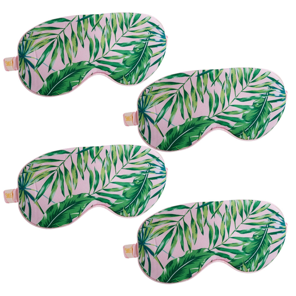 Satin Sleep Mask Multipack Set of 4 Assorted Designs