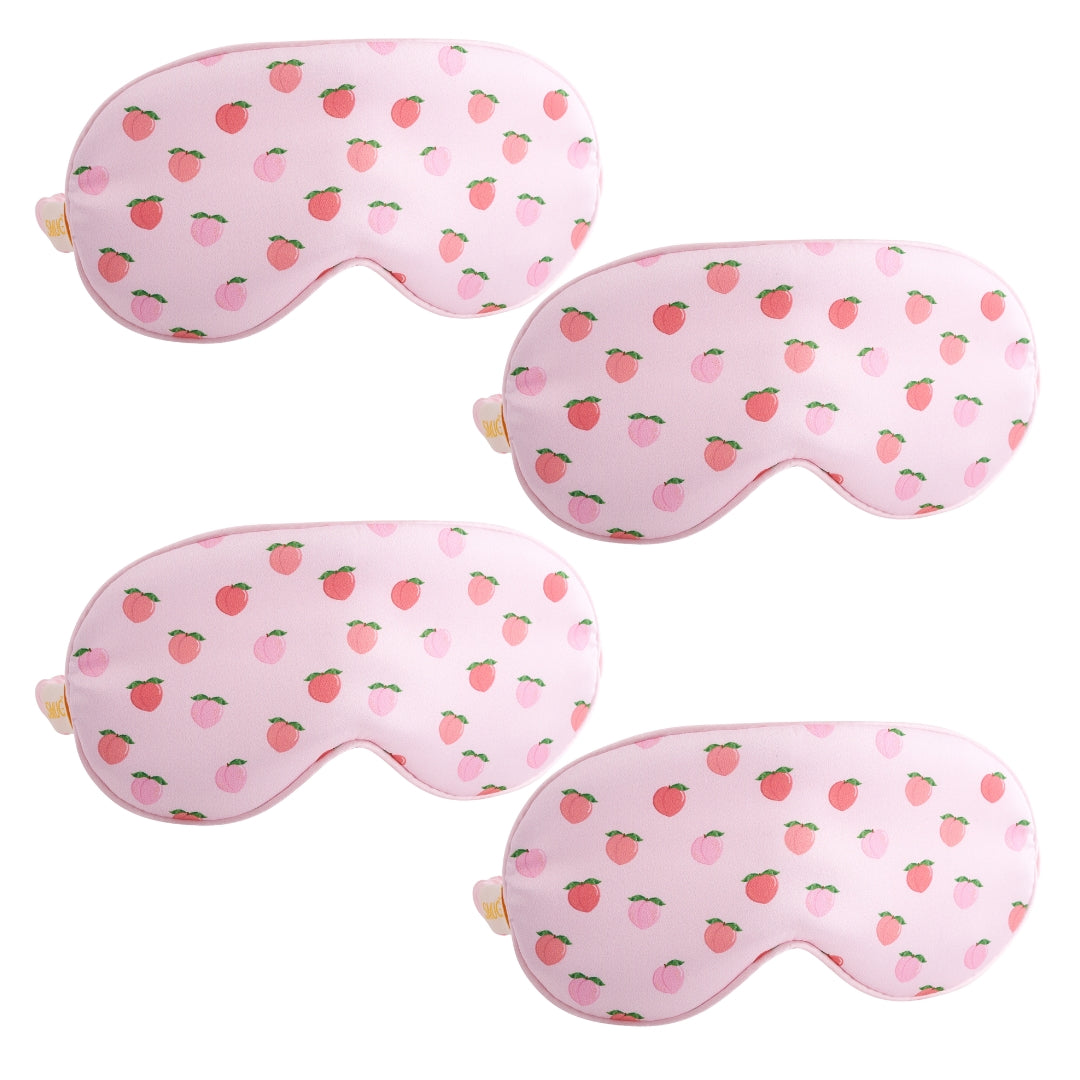 Satin Sleep Mask Multipack Set of 4 Assorted Designs