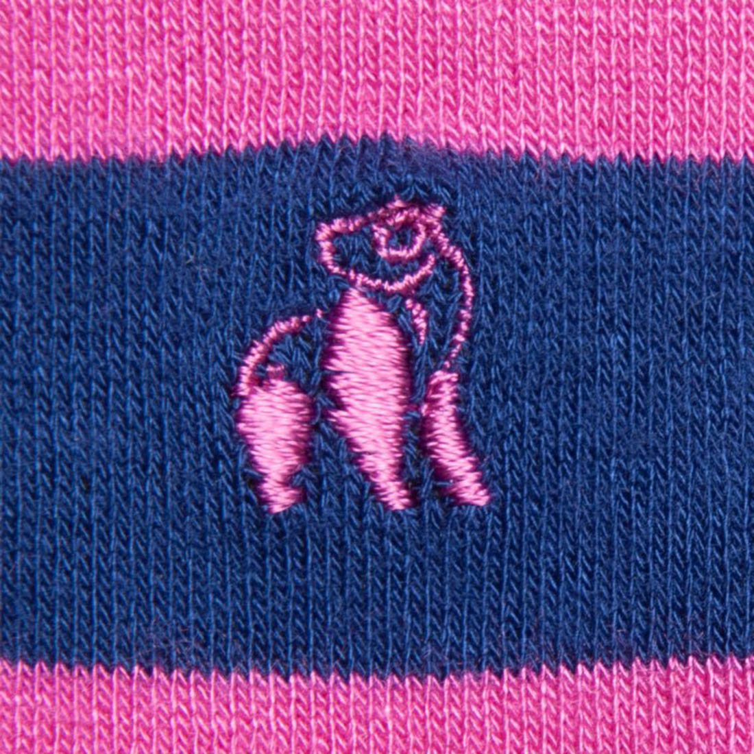 Pink Stripe Matching Bamboo Socks for Adults and Children