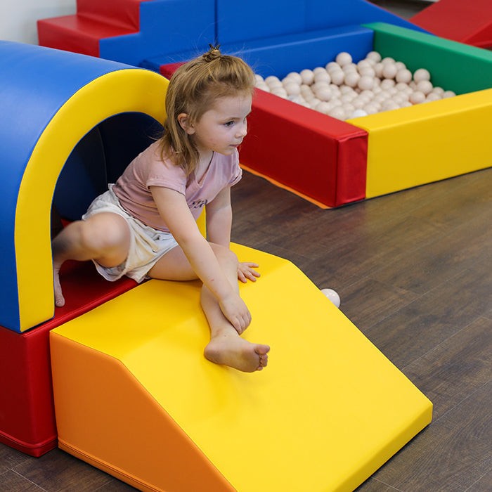 bold multicolor soft play tunnel set for kids adventure and active play