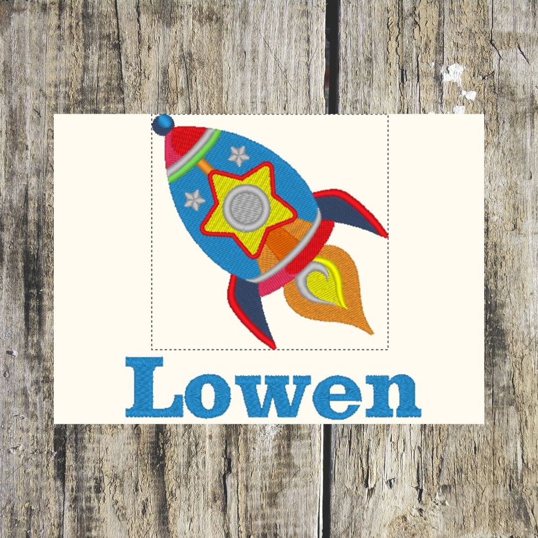 Rocket Personalised Towels