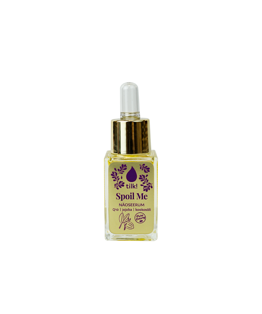 Revitalize Your Skin with Spoil Me Anti-Ageing Face Serum - Infused with Coenzyme Q10 and Natural Extracts by Tilk! at www.brixbailey.com