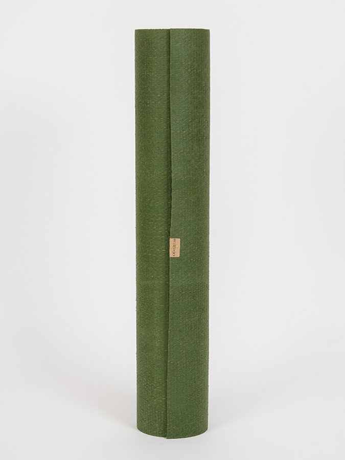 Extra Long Natural Rubber Yoga Mat 6mm Jute