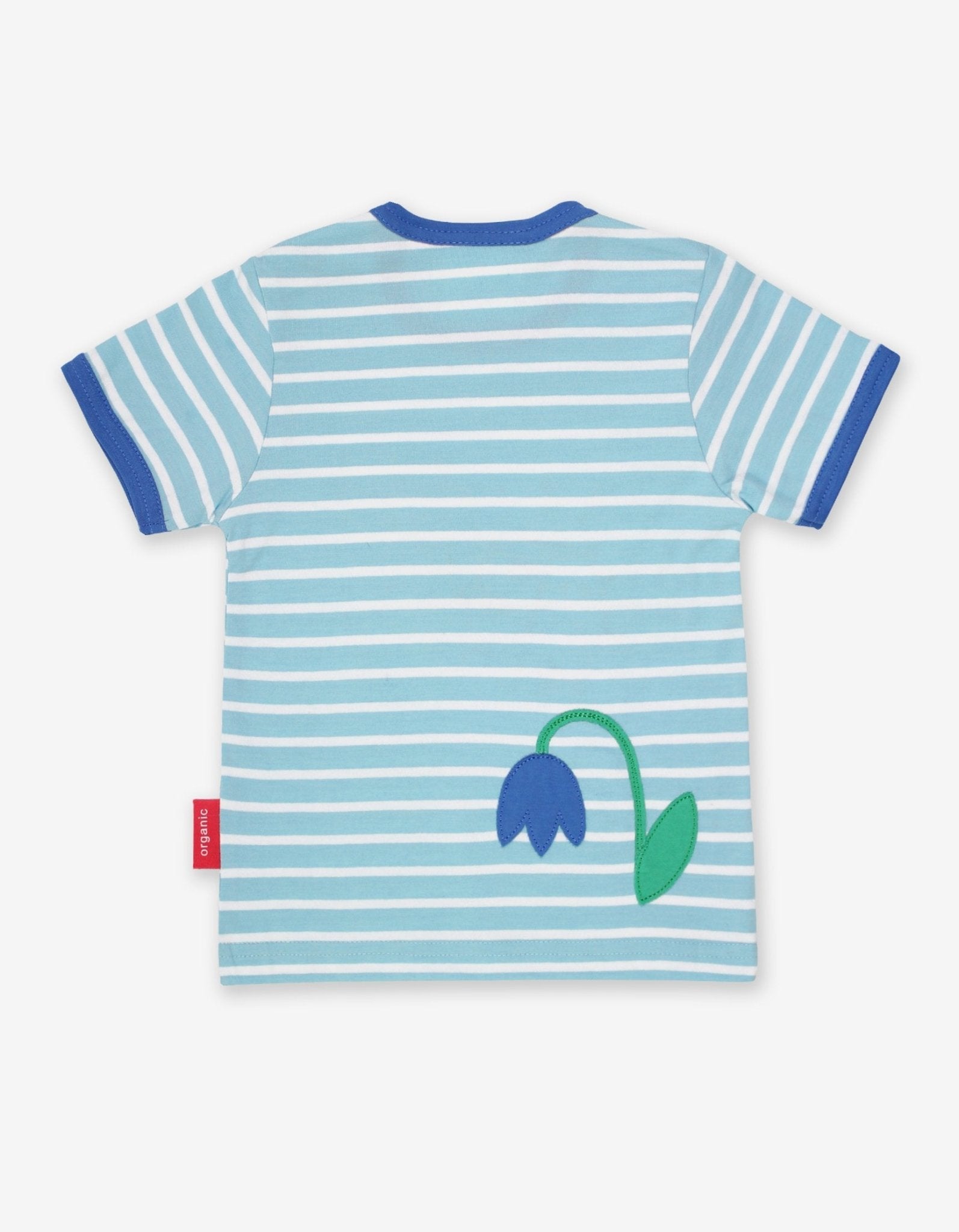 Organic Ladybird Applique Short Sleeved T Shirt