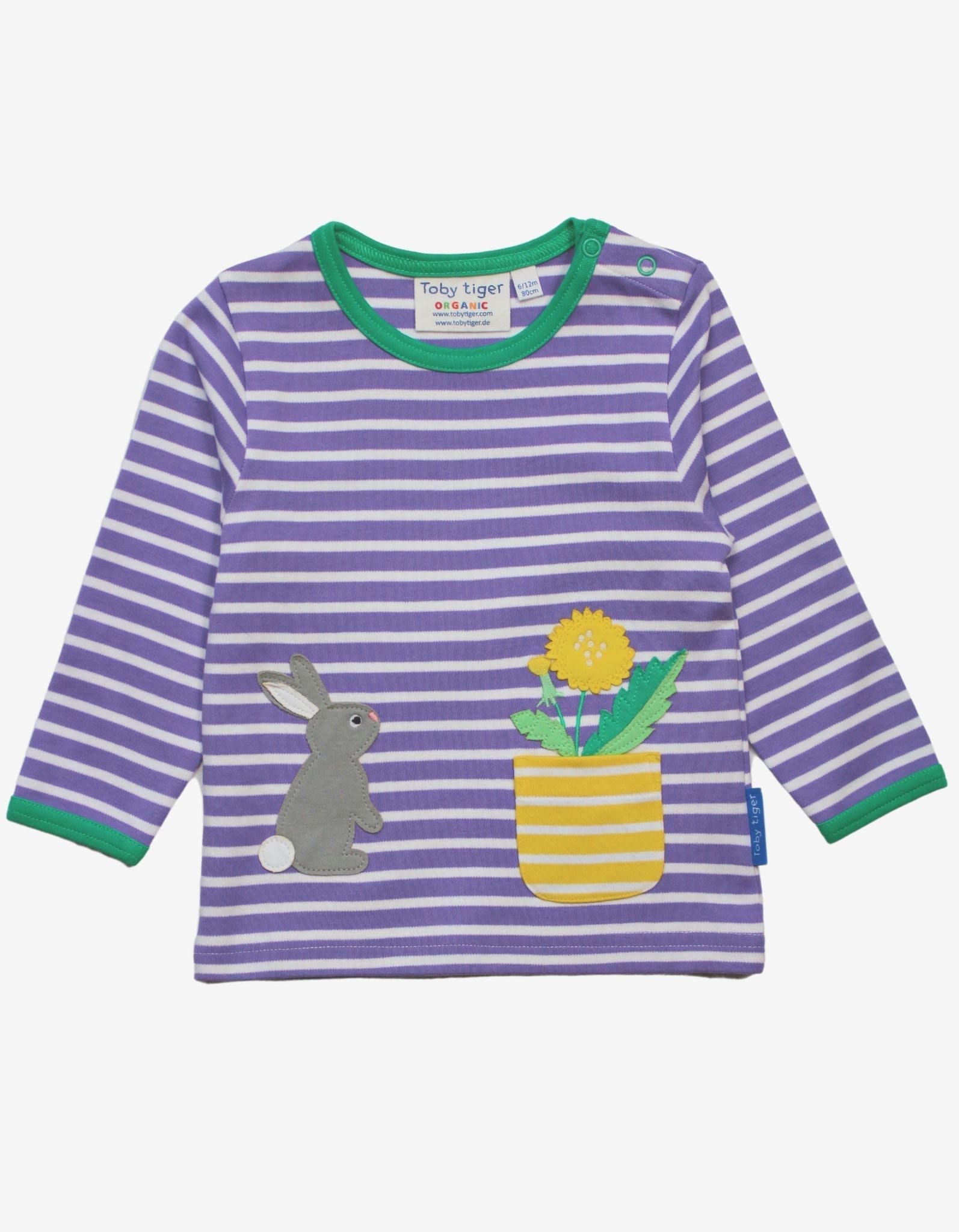 Organic Spring Applique Long Sleeved T Shirt