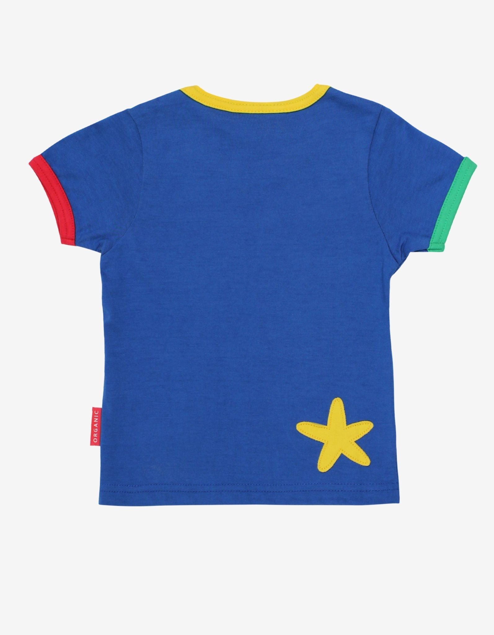 Organic Turtle Applique Short Sleeved T Shirt
