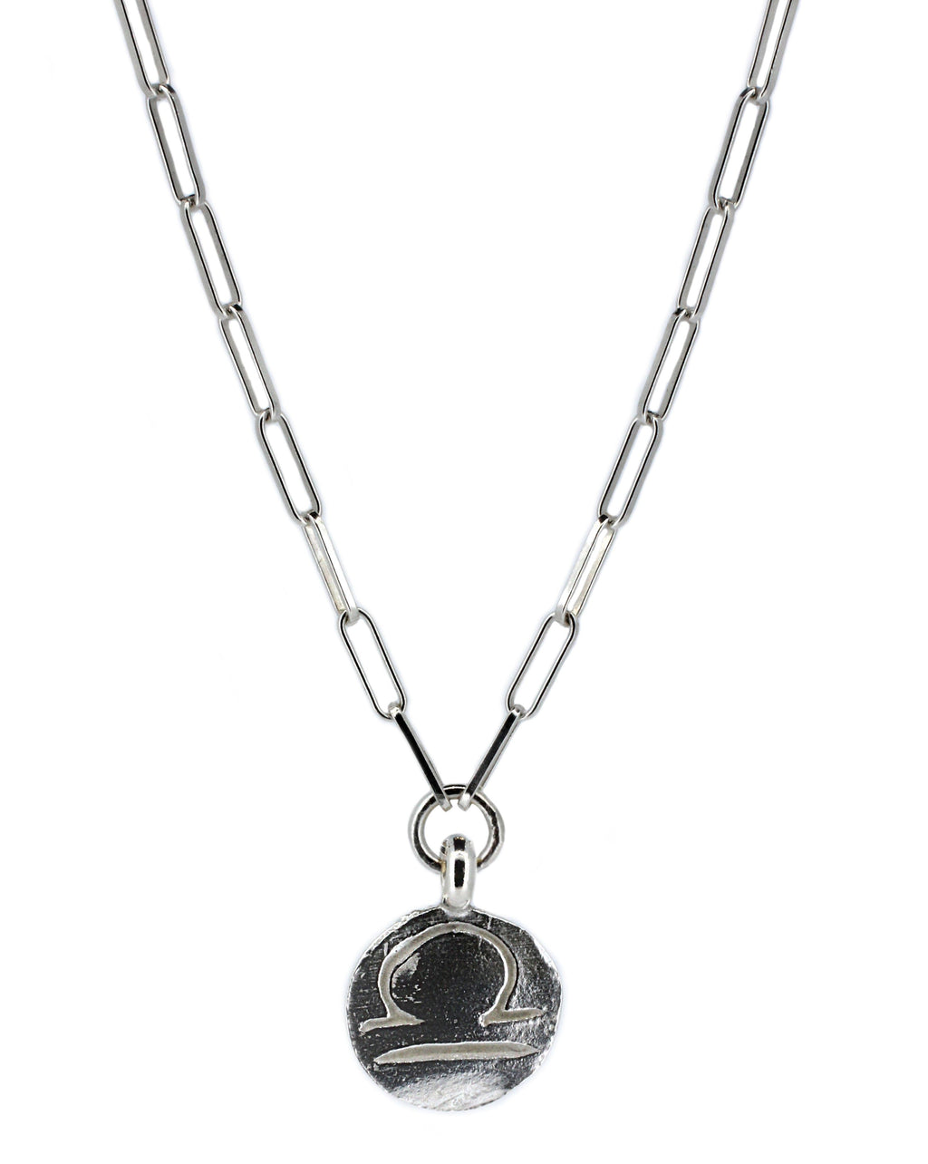 Star Sign Trace Chain Necklace in Sterling Silver