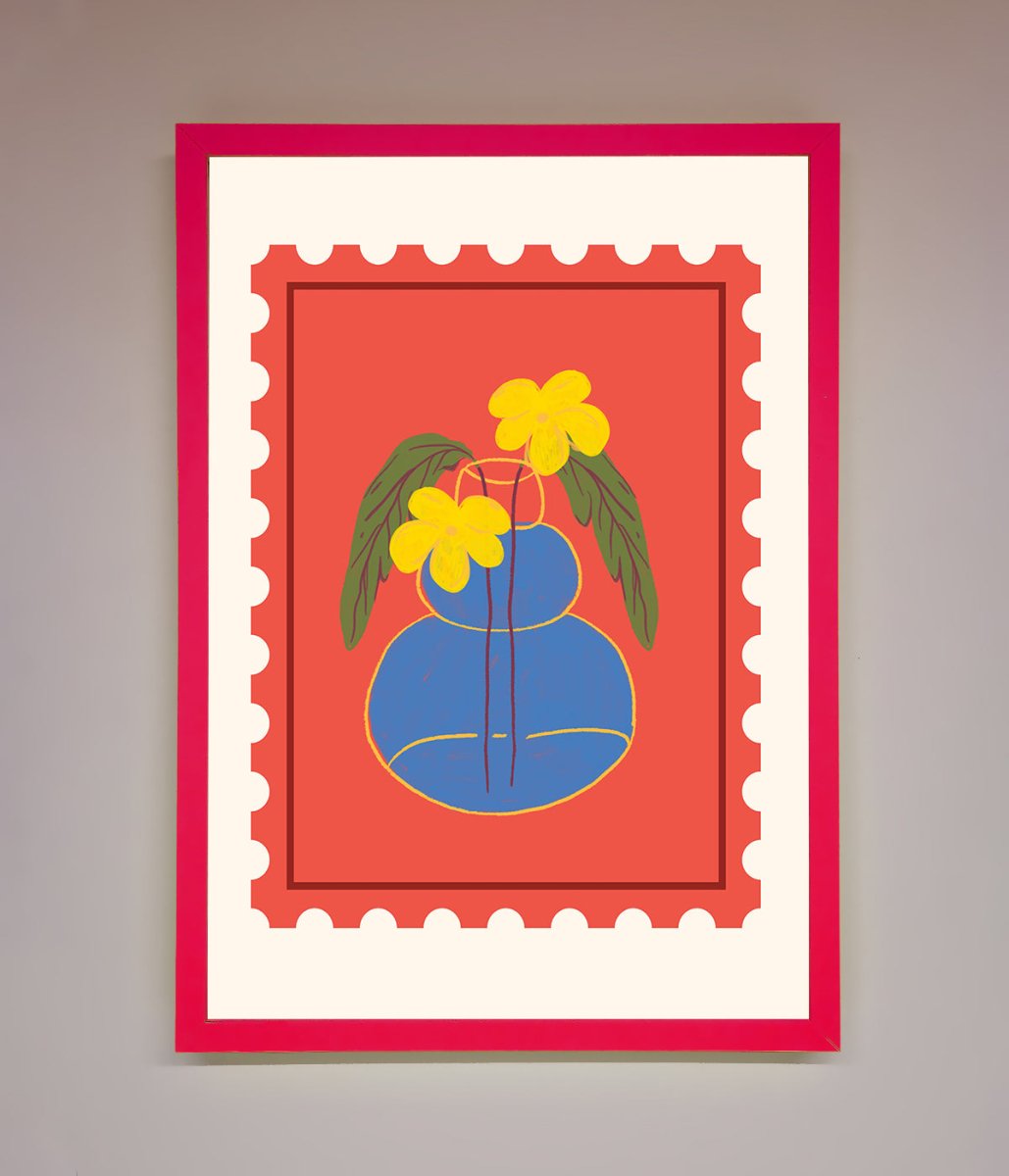 Stamp Plant Framed Wall Art