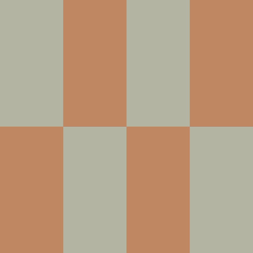 soft muted green and warm cappuccino brown upside down wallpaper stripes in a cozy nursery setting