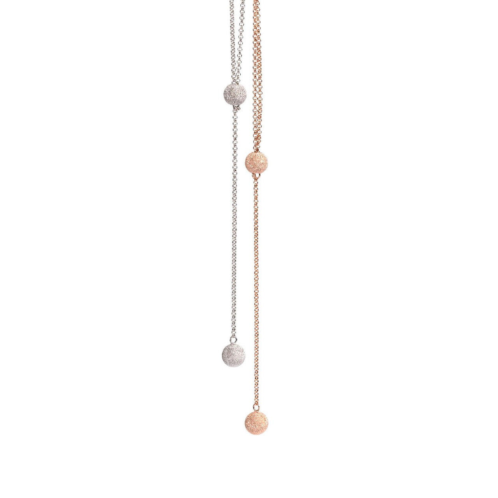 Necklace with sugarballs and pendant. by MyaMoon at www.brixbailey.com
